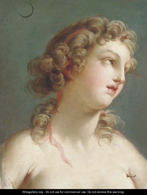 Head of a girl - (after) Robert-Jacques-Francois-Faust Lefevre