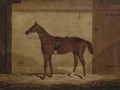 A chestnut hunter in a stable - (after) Samuel Spode