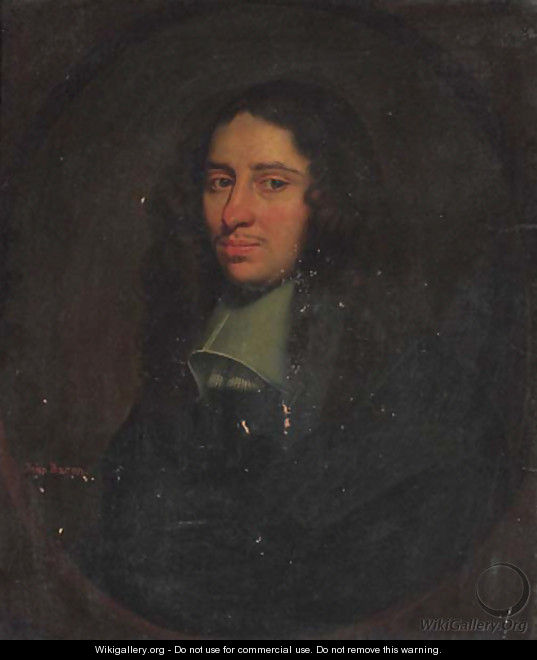 Portrait of a gentleman, traditionally identified as John Bacon - (after) Simon Luttichuys