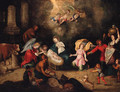 The Adoration of the Shepherds - (after) Simon De Vos