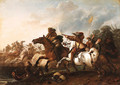 A Cavalry Engagement - (after) Philips Wouwerman