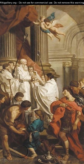 The Mass of Saint Basil - (after) Pierre Subleyras
