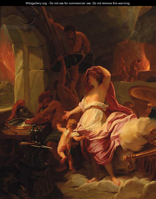 Venus at the Forge of Vulcan - (after) Pierre-Jacques Cazes