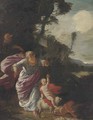 The Rest on the Flight into Egypt - (after) Pier Francesco Mola