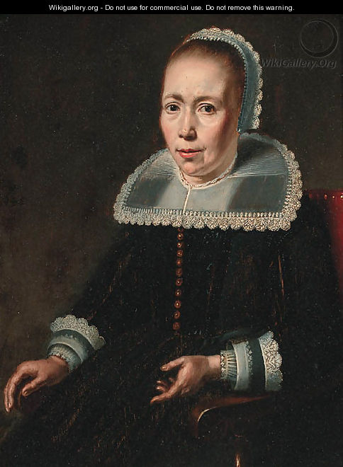 Portrait of a lady - (after) Pieter De Grebber