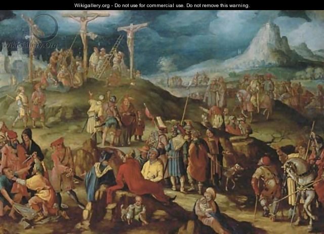 The Crucifixion - (after) Pieter Coecke Van Aelst