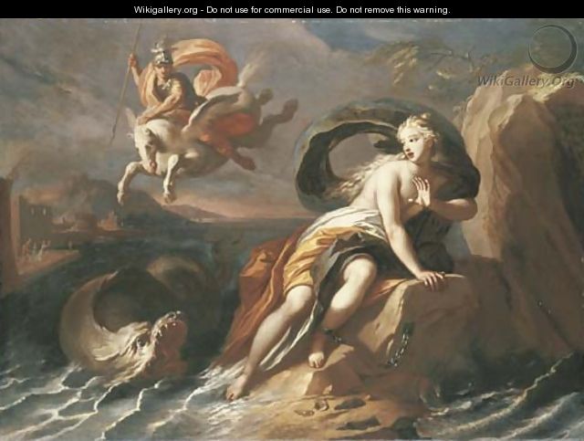 Perseus and Andromeda - (after) Pietro Del Po
