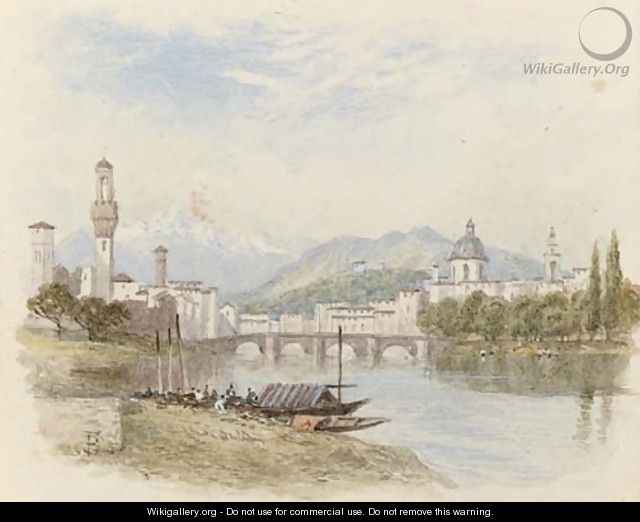 Florence from the Arno - (after) Foster, Myles Birket
