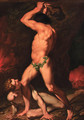 Hercules and Cacus - (after) Nicolas-Abraham Abilgaard