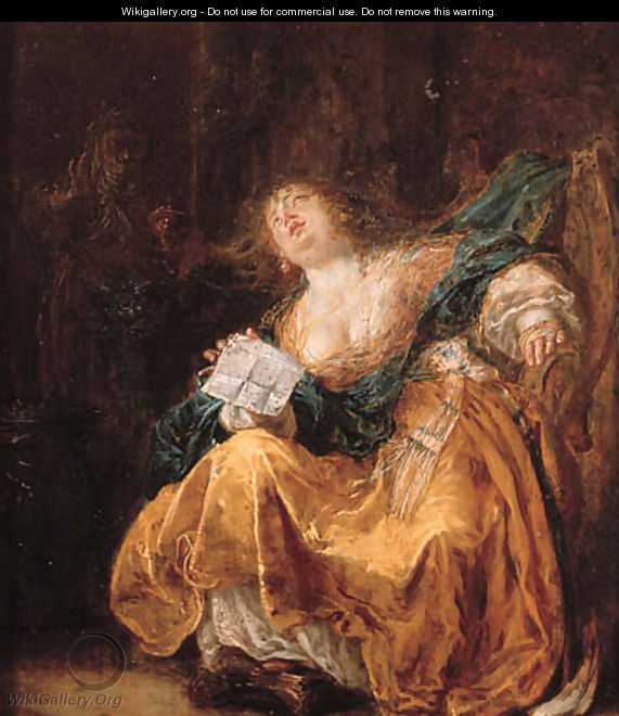 Lucretia - (after) Nicolaes Knupfer