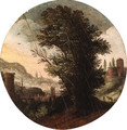 A wooded Landscape with an imaginary Classical City beyond - (after) Paul Bril