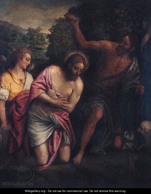 The Baptism of Christ - (after) Paolo Veronese (Caliari)