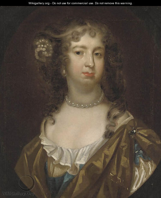 Portrait of a lady, possibly Barbara Villiers, Countess of Castlemaine - (after) Sir Peter Lely