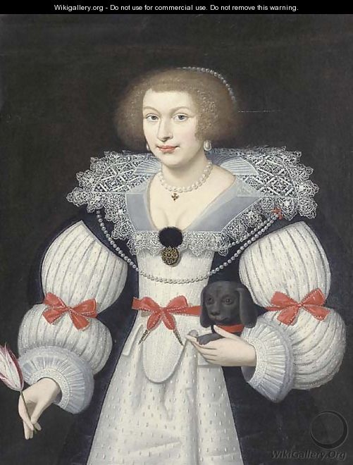 Portrait of a lady - (after) Paulus Moreelse