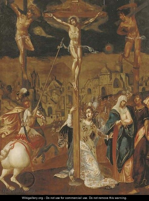 The Crucifixion - (after) Louis De Caullery