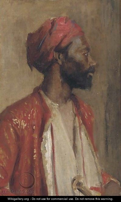Study of a North African - (after) Leopold Karl Mutller