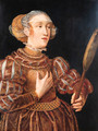 Portrait of a noble woman - (after) Lucas The Younger Cranach