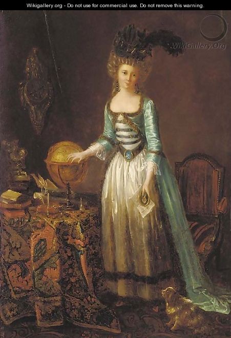 Portrait of a lady - (after) Marguerite Gerard