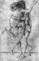 Hercules and Antaeus - (after) Maso Finiguerra