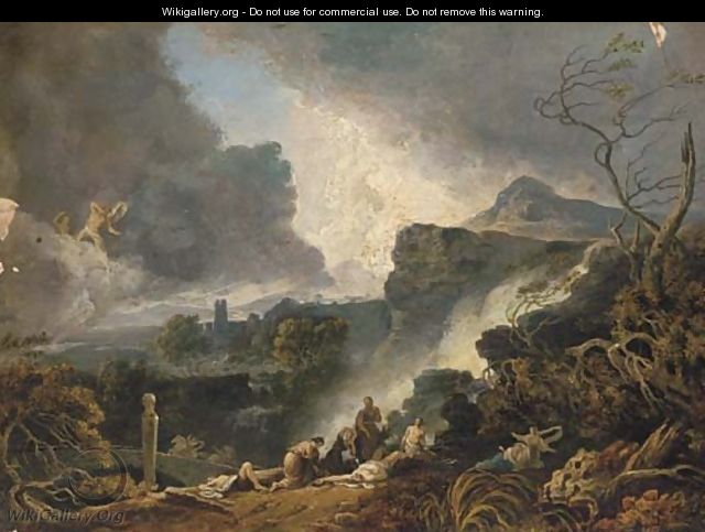 The wrath of the gods - (after) John Martin