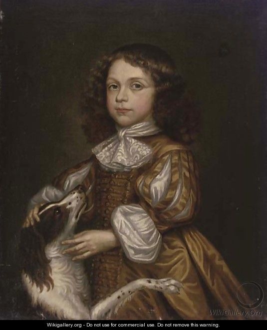 Portrait of a boy - (after) John Hayls