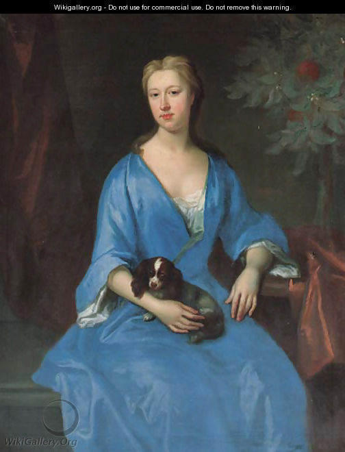 Portrait of a lady - (after) Johannes Or Jan Verelst