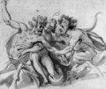 Two Water Centaurs raping a Woman - (after) Joseph The Elder Heintz