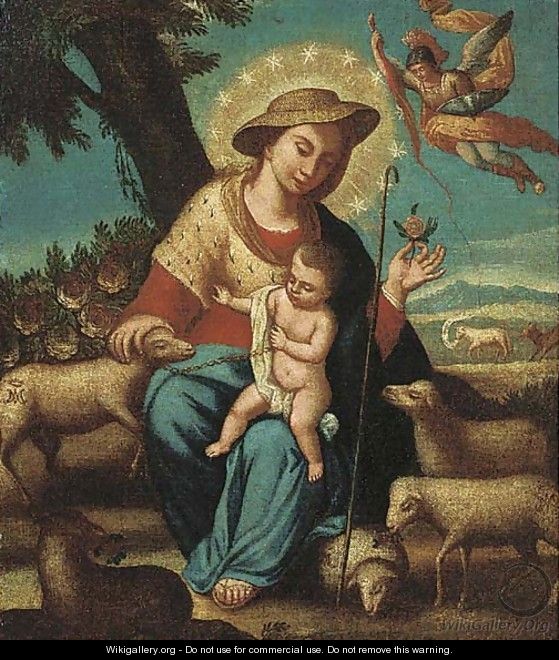 The Virgin and Child - (after) Josefa De Ayala, Called Josefa D