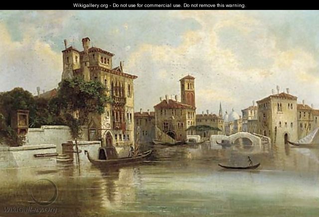 A Venetian capriccio - (after) Karl Kaufmann