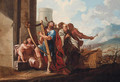 David dancing before the Ark - (after) Karel Van III Mander