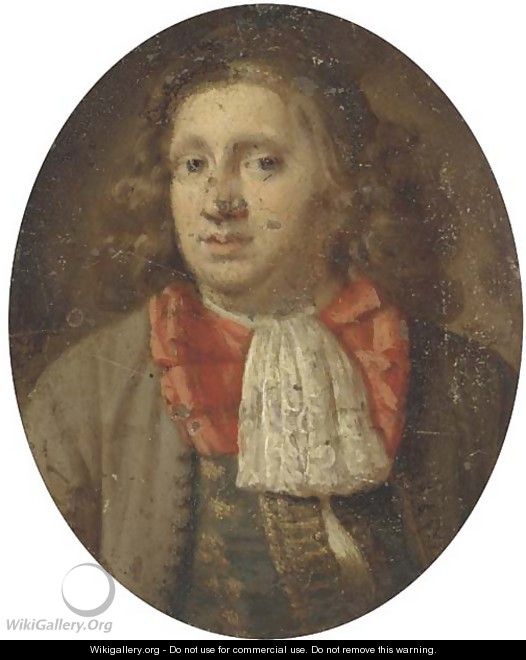 Portrait of a gentleman - (after) Karel De Moor