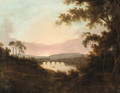 A view of Florence at Sunrise - (after) Josepf Wright Of Derby
