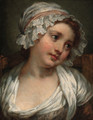 A young maid - (after) Jean Baptiste Greuze