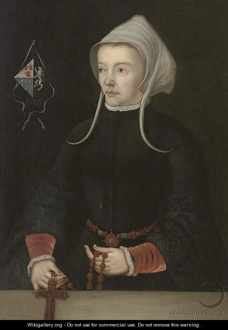 Portrait of a lady - (after) Jan Van Scorel