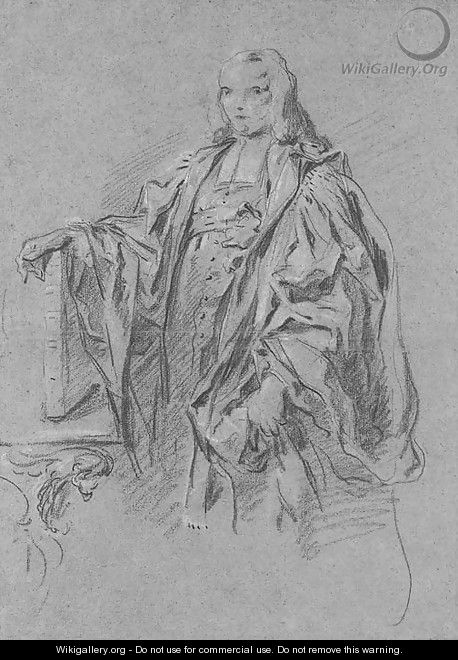 Portrait of a magistrate - (after) Jean Francois De Troy