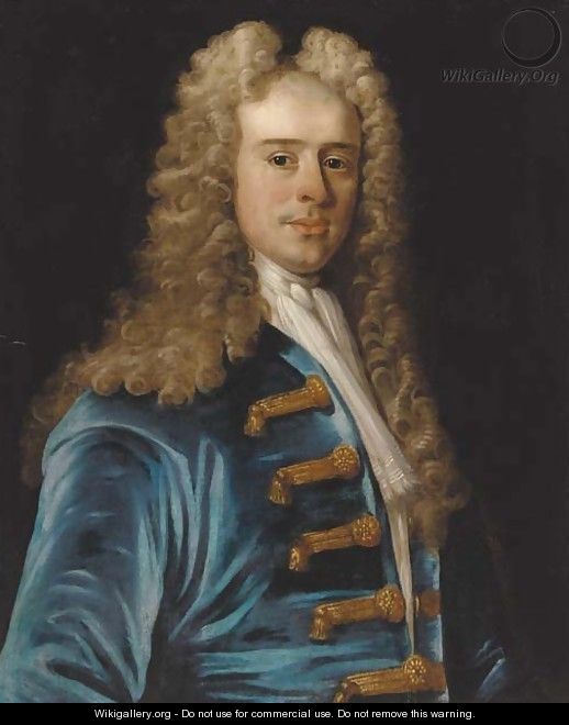 Portrait of a gentleman 2 - (after) Jean Baptiste Van Loo