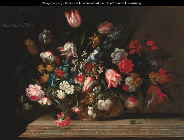 Flowers - (after) Jean Baptiste Belin De Fontenay