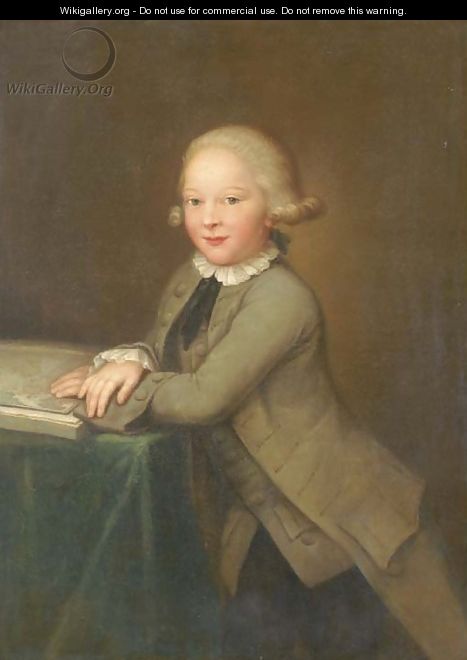 Portrait of a boy - (after) Jens Juel