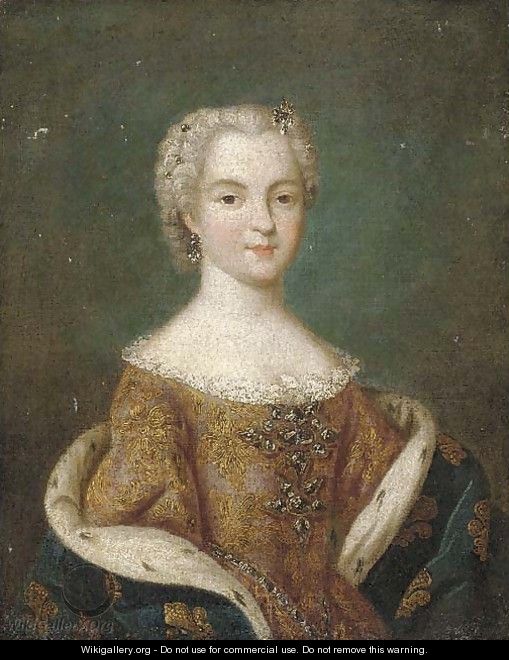 Portrait of a French Princess - (after) Jean-Marc Nattier
