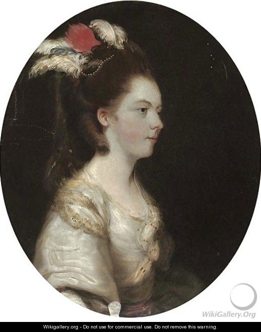 Portrait of a lady - (after) John Downman