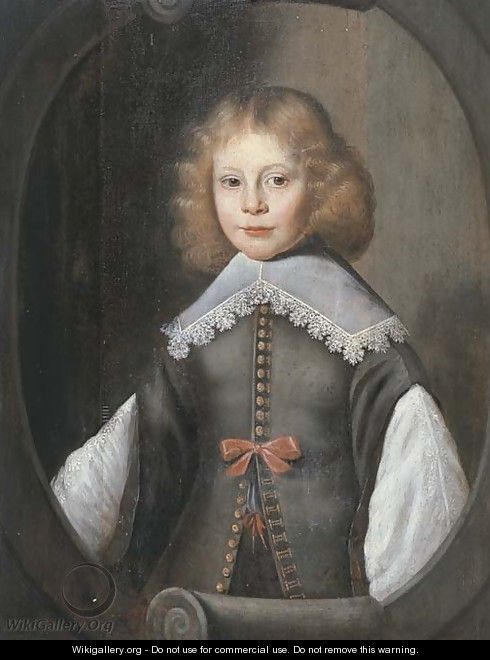 Portrait of a boy - (after) Anthony Van Ravesteyn