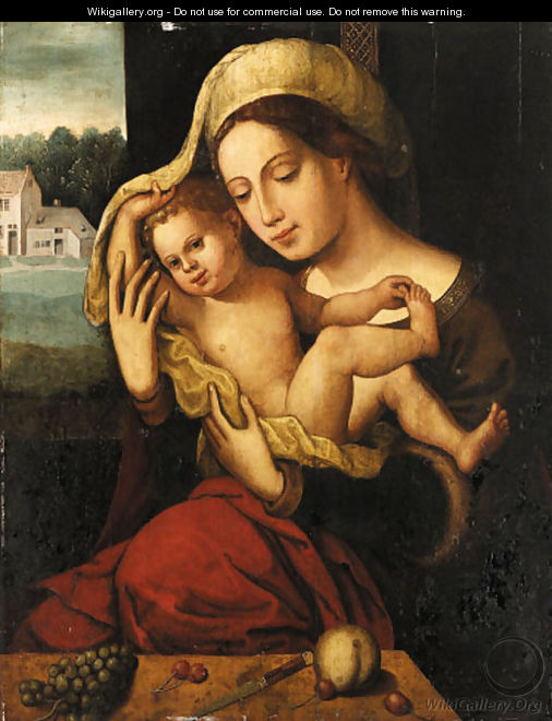 The Virgin and Child - (after) Jan (Mabuse) Gossaert