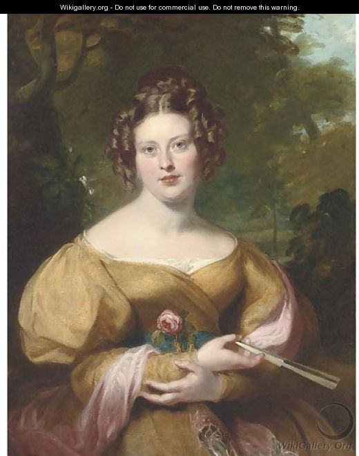 Portrait of Mrs Peel - Benjamin Rawlinson Faulkner