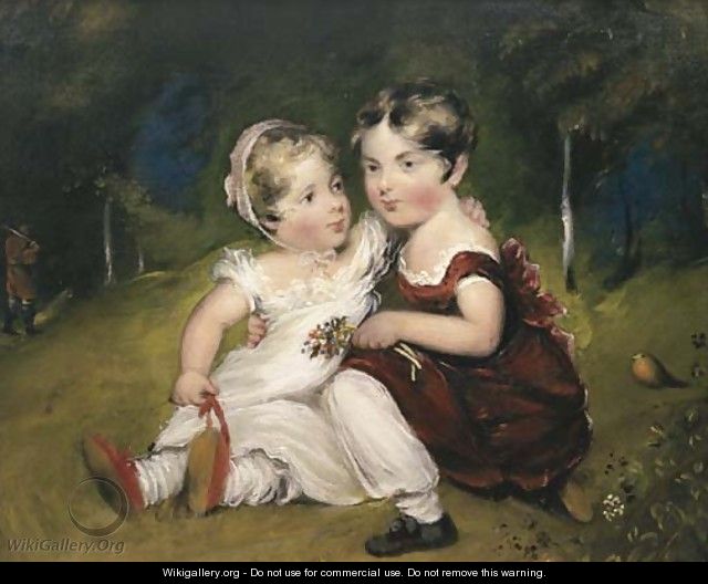 Children in a Wood - Benjamin Duterrau