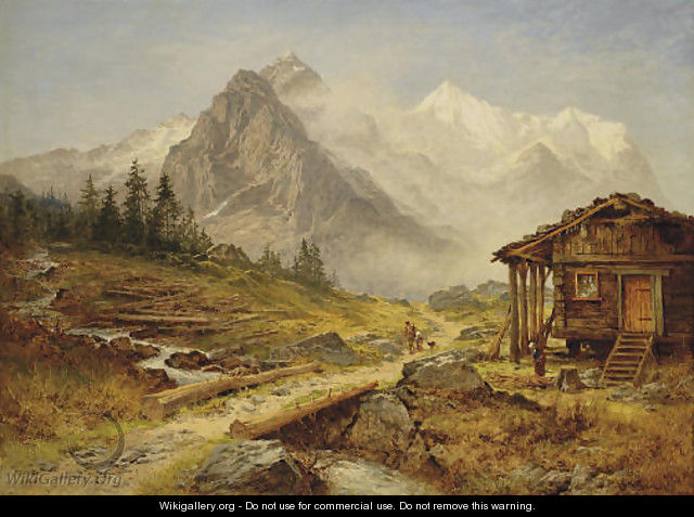 Alpine Landscape - Benjamin Williams Leader