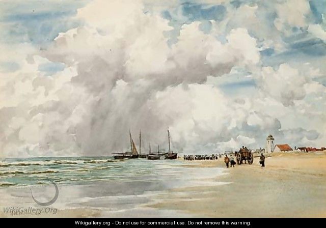 On the Dutch coast - Augustus Watford Weedon