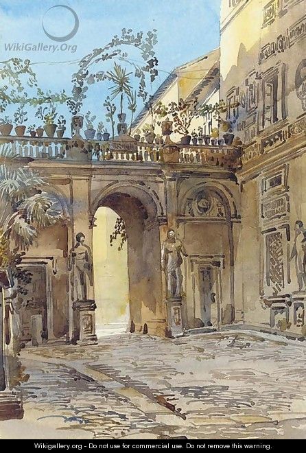 Palazzo Antichi Mattei, Rome - Augustus John Cuthbert Hare