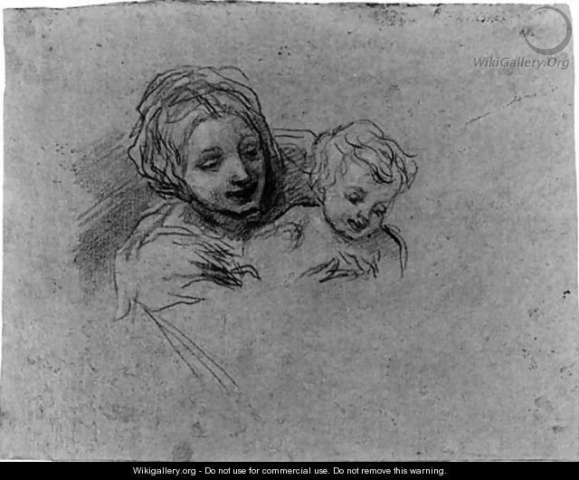 The Madonna and Child - Baldassarre Franceschini