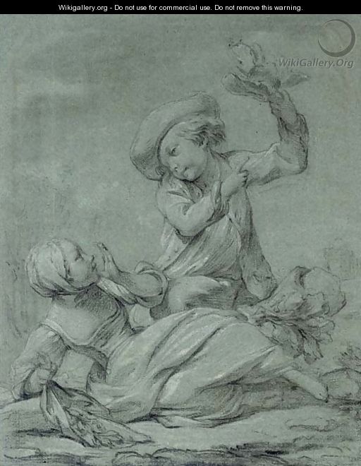 Two children playing - Étienne-Maurice Falconet