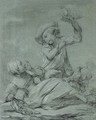 Two children playing - Étienne-Maurice Falconet